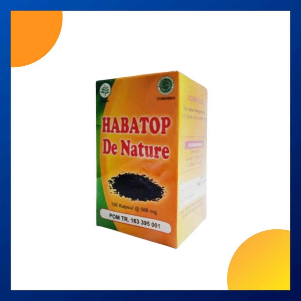 Habatop De Nature Botol 100 Kapsul
