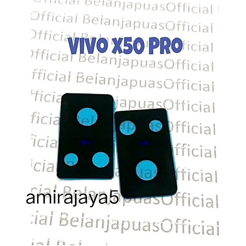 Lensa kamera Vivo X50/X50 Pro Lensa kaca Kamera Pelindung Belakang Kamera