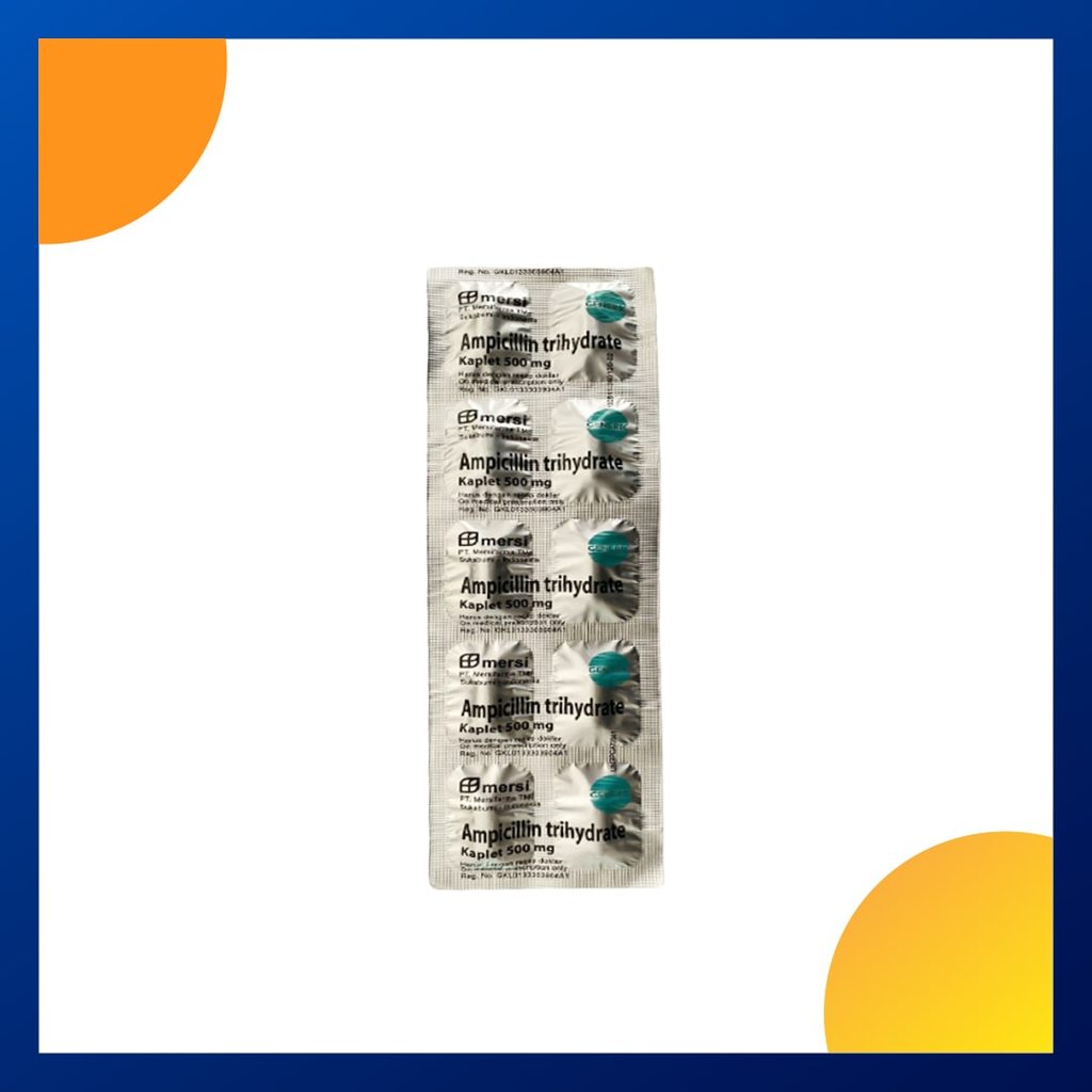 AMPICILLIN GENERIK_01 500 MG 1 STRIP @ 10 KAPLET