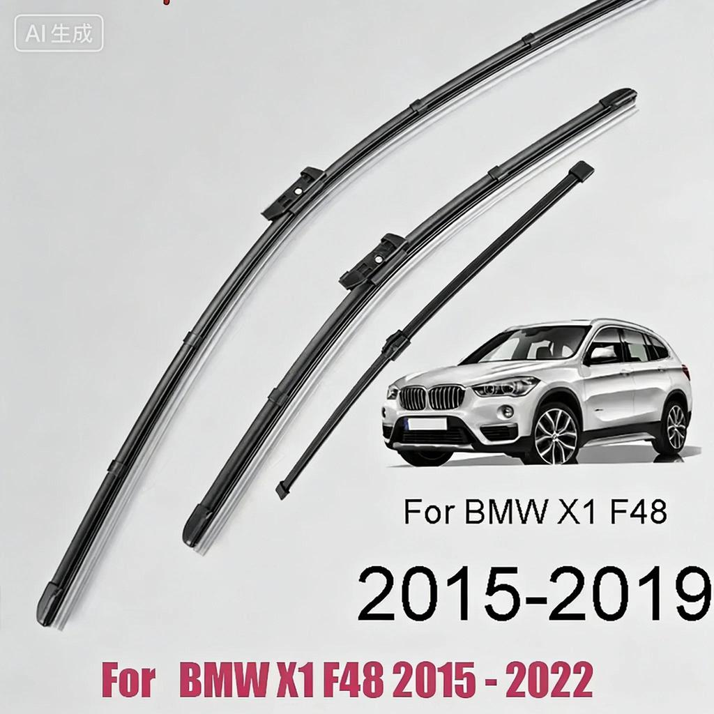 Wiper Front Rear Wiper Blades Set For BMW X1 F48 2015-2022 Windshield Windscreen Window Rain Brushes