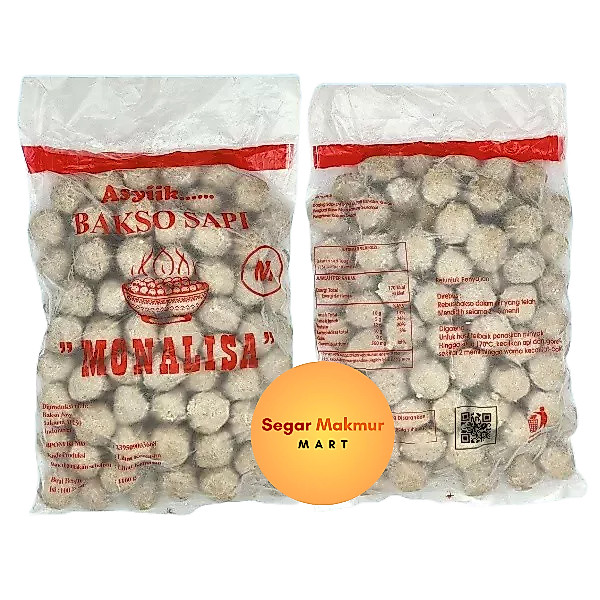 (SMM) Bakso Sapi Monalisa M Isi 100PC Bakso Sapi ASLI