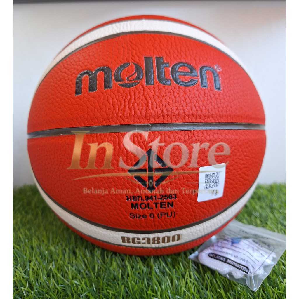 BOLA BASKET MOLTEN BG3800 ORIGINAL SIZE 6 / BOLA BASKET ORIGINAL / BOLA BASKET BEST SELLER