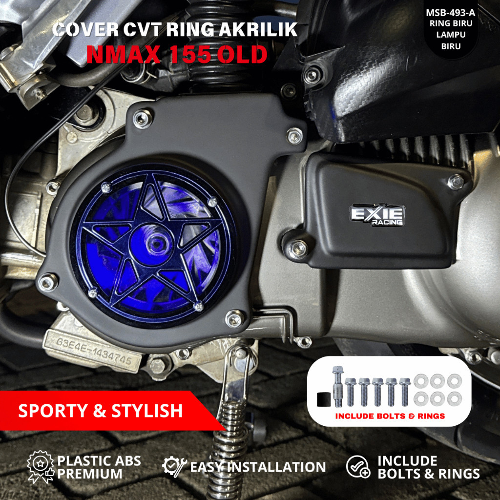 Cover CVT Akrilik NMAX 155 OLD Aksesoris Penutup CVT