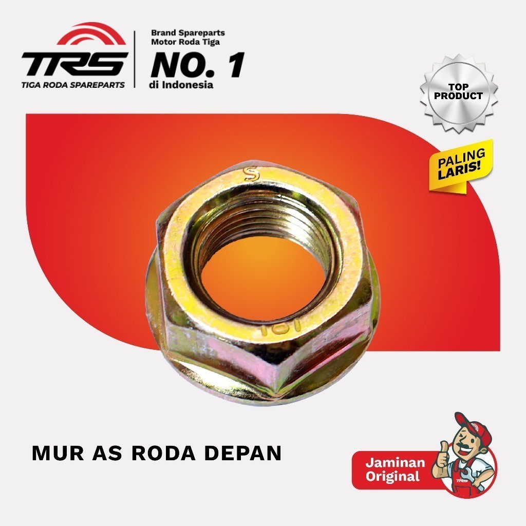 "TRS Mur As Roda Depan Viar Kaisar Tossa Nozomi Appktm Happy Roda 3 Spareparts Original TRS