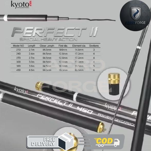 Joran Tegek Kyoto Perfect II 360 450 Kamu Ringan Like Oyama Tenka - 360