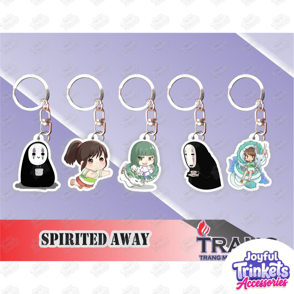 Gantungan Kunci Akrilik Spirited Away / Acrylic Keychain Spirited Away