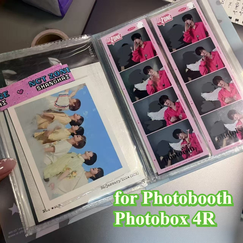 <<READY&COD>> Hapus 4Cut Photo Strip Album 4R Idol Kumpulkan Buku 4 Grid Photobooth Photobox Penyimp