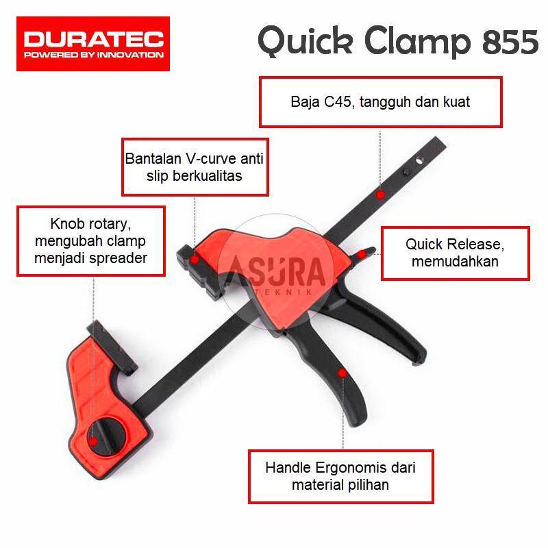 LEMUSHOP F Quick Clamp Light Duty 855 60mm 70kg DURATEC Quick Release