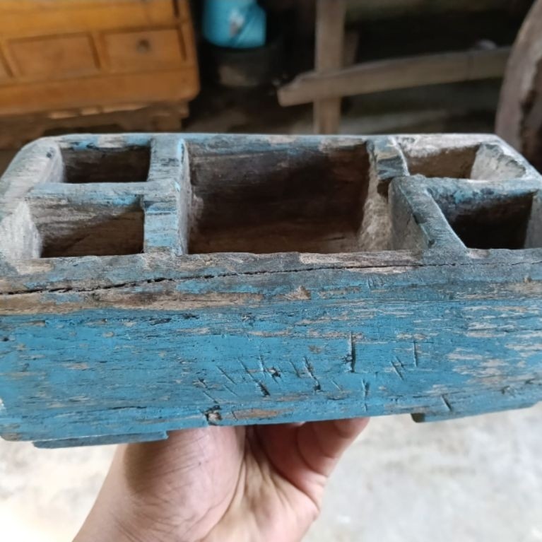 kinangan kayu jati asli jadul kuno lawasan