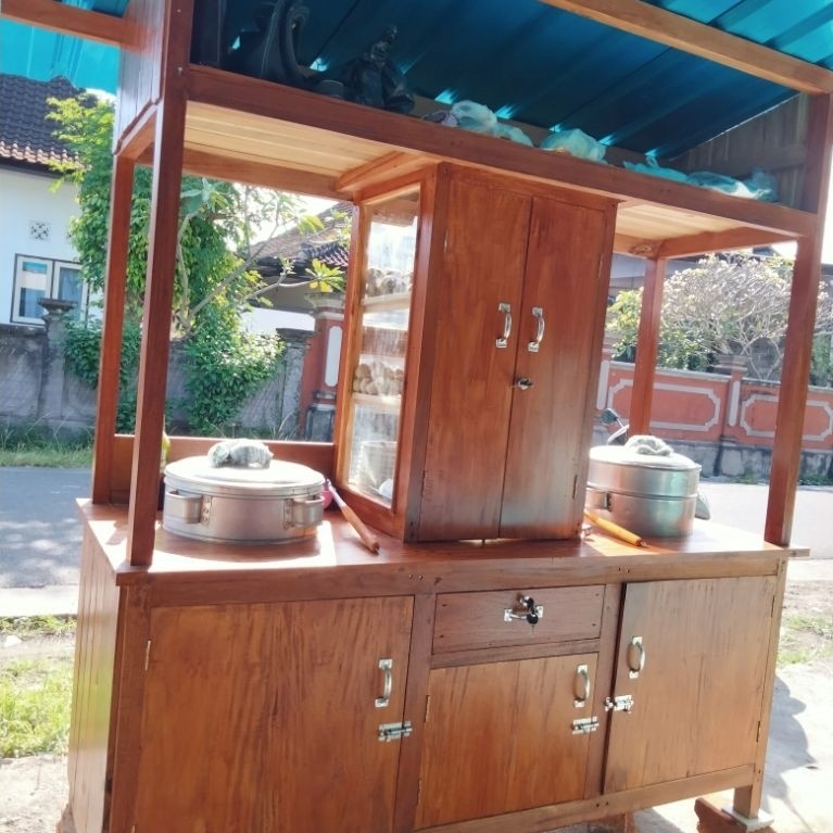 rombong bakso 2 tungku
