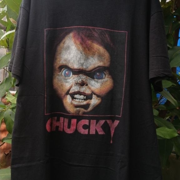 Kaos Vtg Chucky Tag Official Chucky Size M fit L