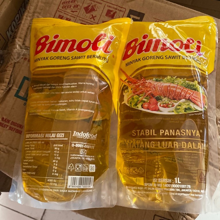 Minyak Bimoli 1 Liter Pouch