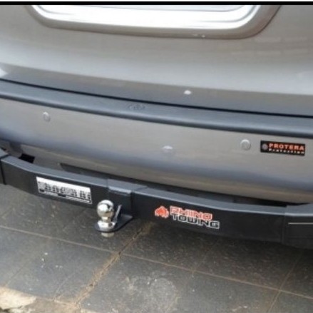 Towing rhino inova/inova Pelindung Bumper Belakang Mobil Towing Bar Besi Hitam untuk Innova 2004-202