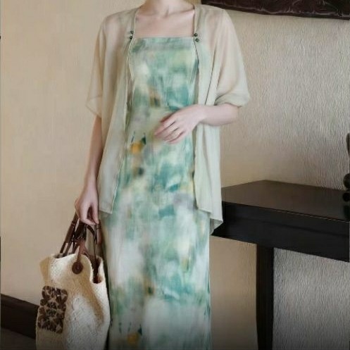 Long Dress Chinese Classic Dress Cheongsam Classic Vintage