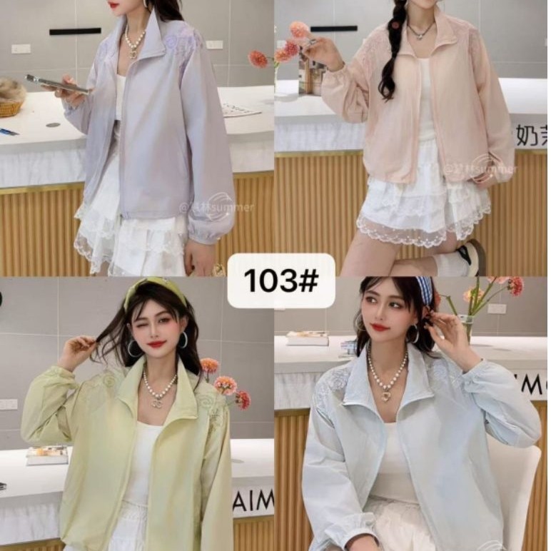 jacket anti UV jumbo NOREEN bahan parka anti UV halus premium