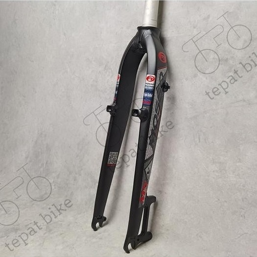 Fork Rigid Mosso M5Ev Alloy Original - Black Grey
