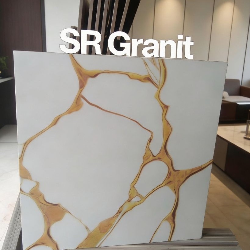 Granit Lantai Dinding 60x60 Infiniti Rainia Gold
