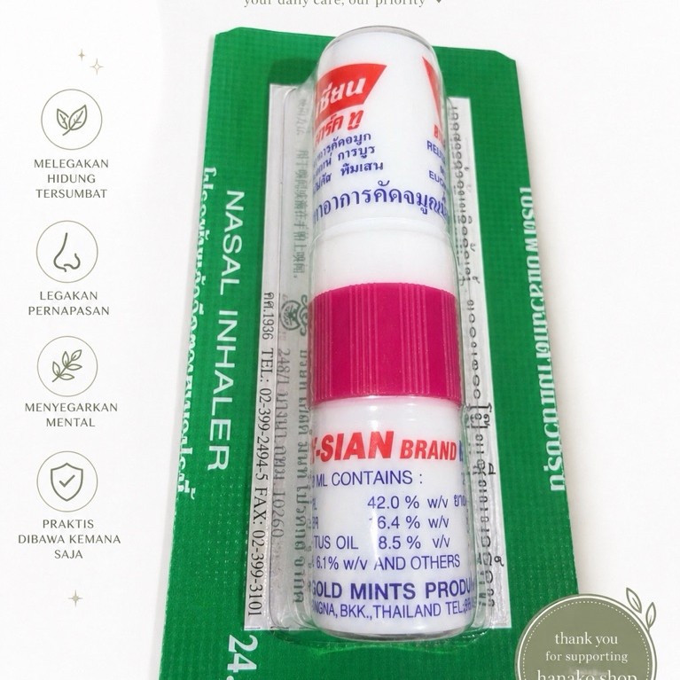 inhaler Poy-sian produk Thailand