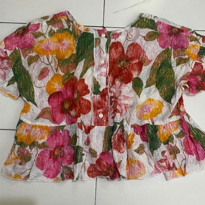 preloved baju bunga