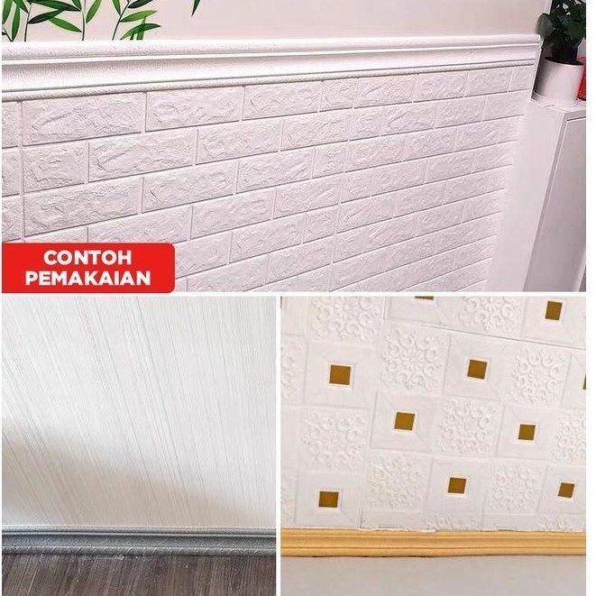 diskon paus biru - wall border list 3d foam wallpaper dinding list stiker t06
