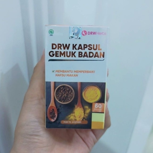 KAPSUL GEMUK DRW SKINCARE / BODYMAS DRW / PENGGEMUK BADAN DRW SKINCARE ORIGINAL BPOM