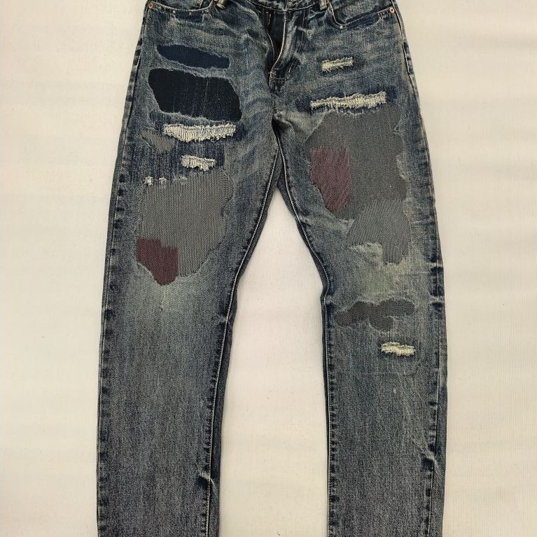 Celana Denim Jeans Neighborhood Boro Sashiko vintage