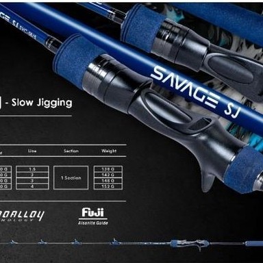 Rod Tridentech Savage 2025 Slow Jigging OH / Jigging Spinning