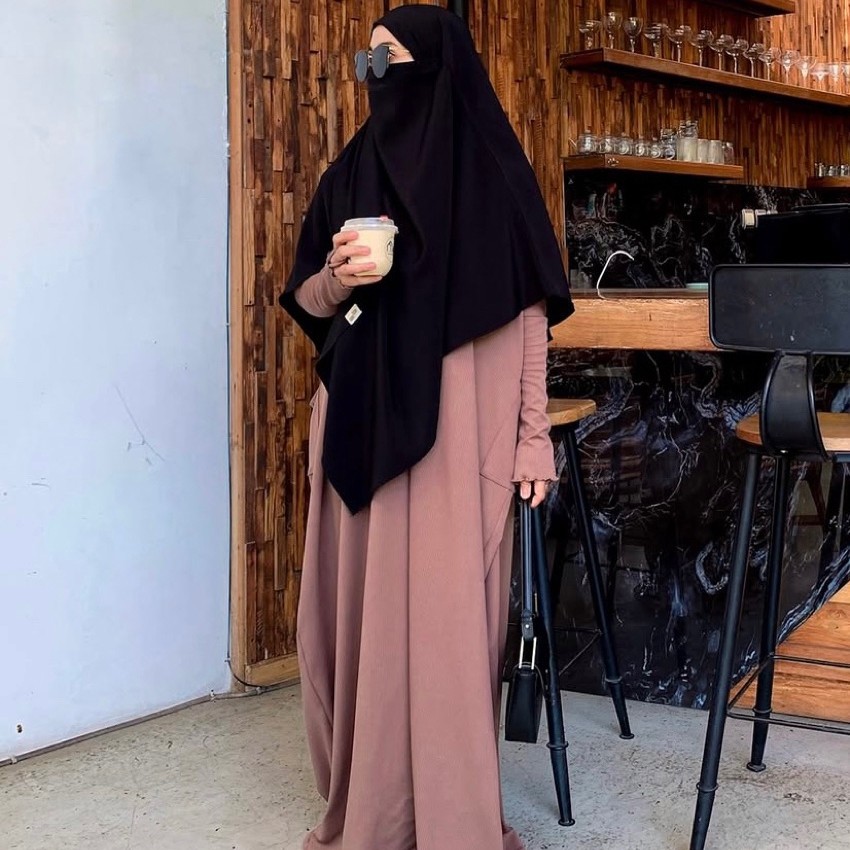 french khimar dan cadar by dheambunproject (preloved)