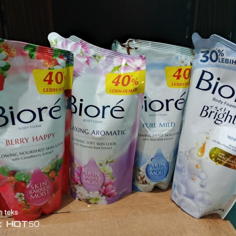 BIORE BODYWASH CAIR SABUN MANDI BIORE CAIR