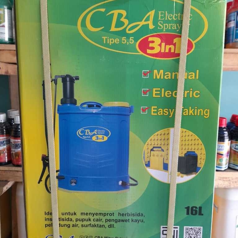 Sprayer Elektrik CBA Tipe 5,5 3in1, isi 16 liter