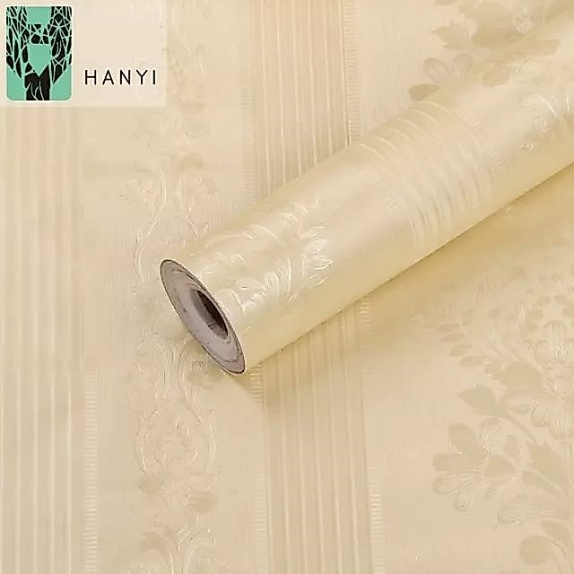 Wallpaper dinding 45 CM X 10 M EMBOS BUNGA KO
