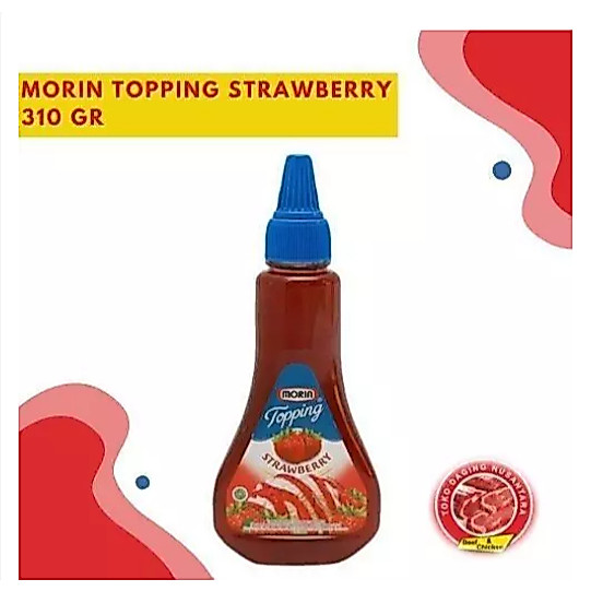 MORIN TOPPING STRAWBERRY 310 GR