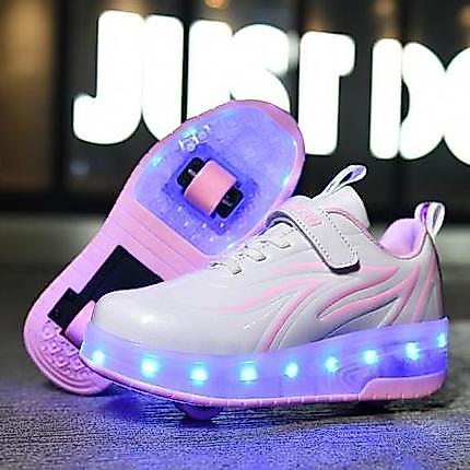 Roller Shoes Heelys Led Light Sneakers Dengan Dua Roda Untuk Anak-Anak