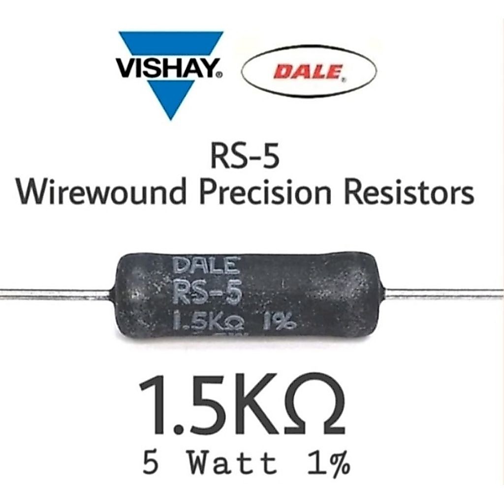 RESISTOR VISHAY 1K5 5watt  WIREWOUND