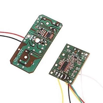 Module Pcb Mainan Rc Remot Kontrol Universal 27Mhz 4Ch Gs-170Tx Gs157R