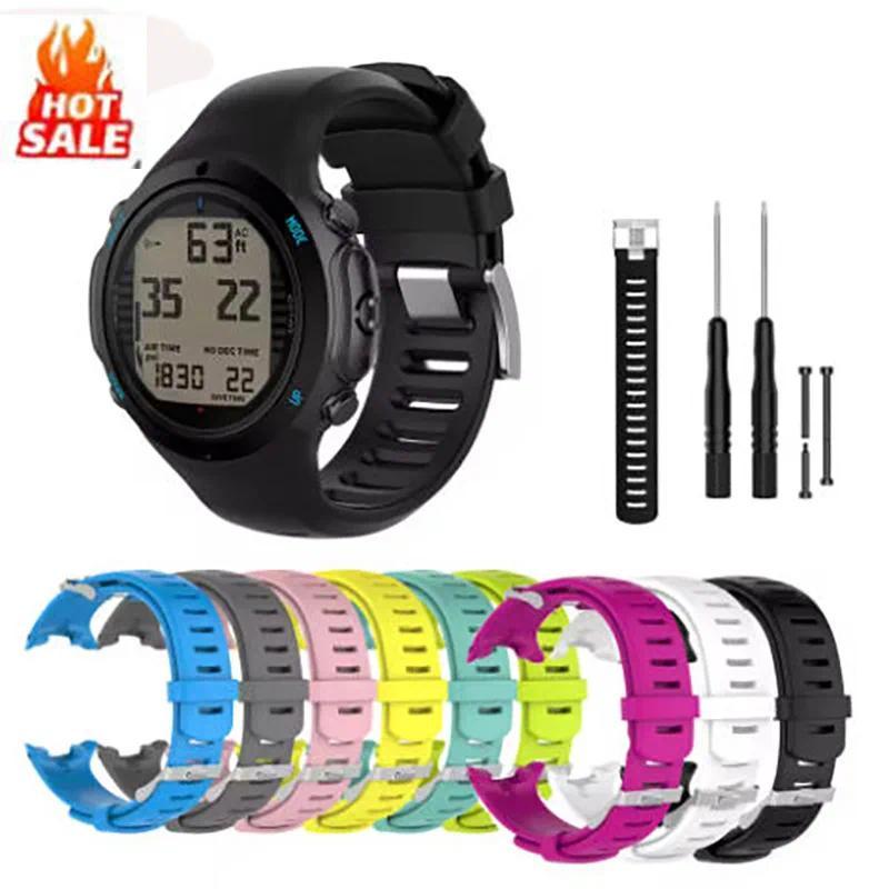 BEYESER Soft Silicone Watband for SUUNTO D4/D4i/SUUNTO Strap Replacement  Wristband for SUUNTO NOVO 