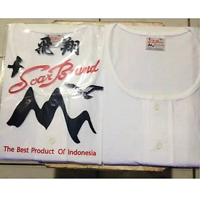 Kaos oblong pria KANCING soar brand