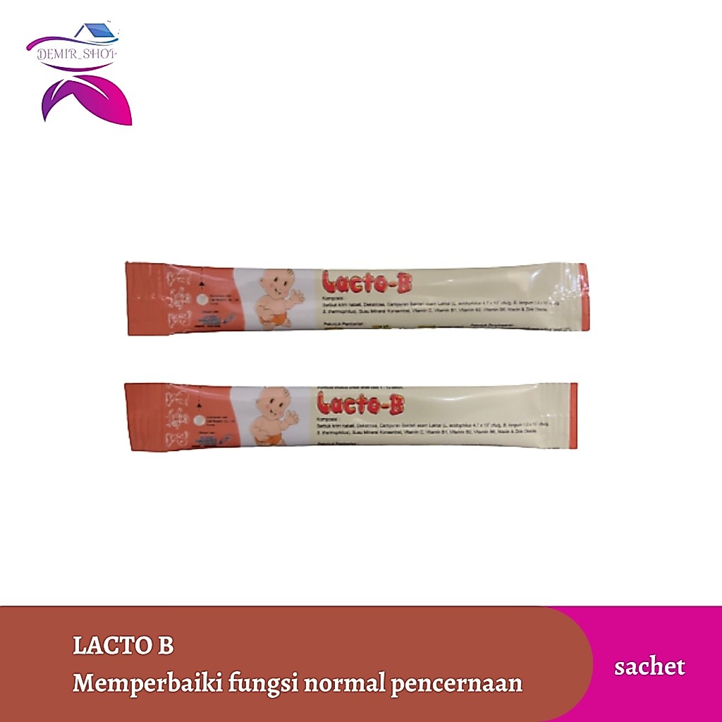 Lacto B 1 Sachet untuk Bayi / Probiotik / Atasi Masalah Pencernaan Pada Bayi