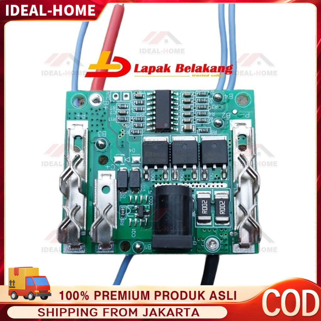 Idealhome MODUL BMS 5S LXT UNIVESAL BISA UNTUK BATERAI 20V 21V 24V 36V 48V 88V 99V DLL BMS PENGGANTI