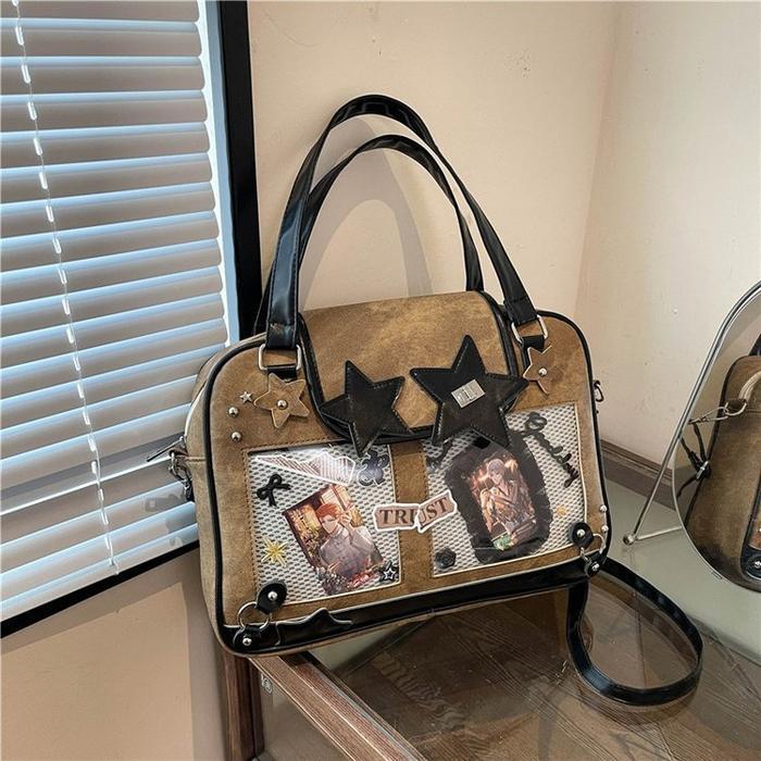 Ita Bag Japanese Tas Kulit Lucu Pvc Transparan Kpop Gaya Model  Shoulder Casual Pain Bag Tas Selempa