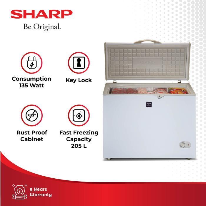 Chest Freezer Sharp FRV 200 / FRV200 195 Liter