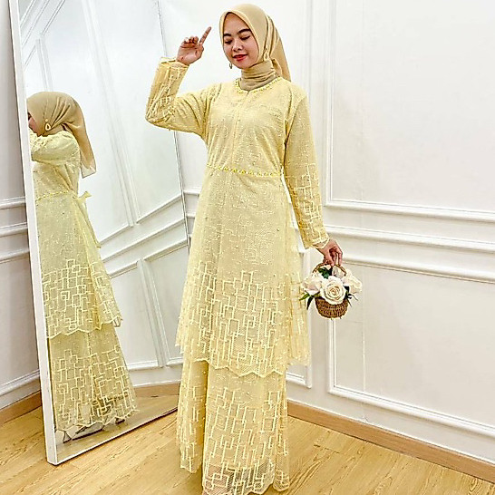 MARISA DRESS MALAYSIA TILE BORDIR- BAJU KURUNG MALAYSIA-BAJU PESTA
