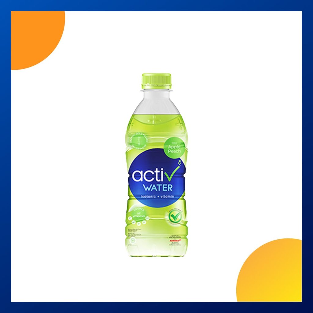 Activ Water Rasa Apple Peach 380 Ml Botol