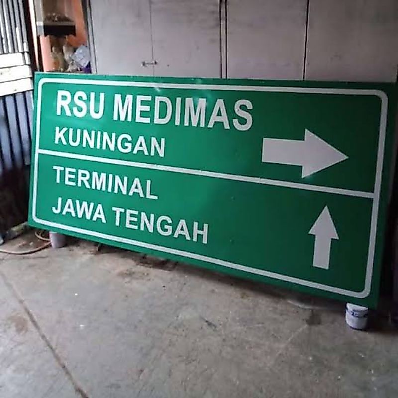 Papan Nama / Plang Toko Petunjuk Arah