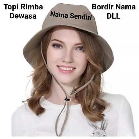 Topi Gunung Pria Wanita Rimba Eiger Original 100% Royal Drill Bisa Bordir Nama