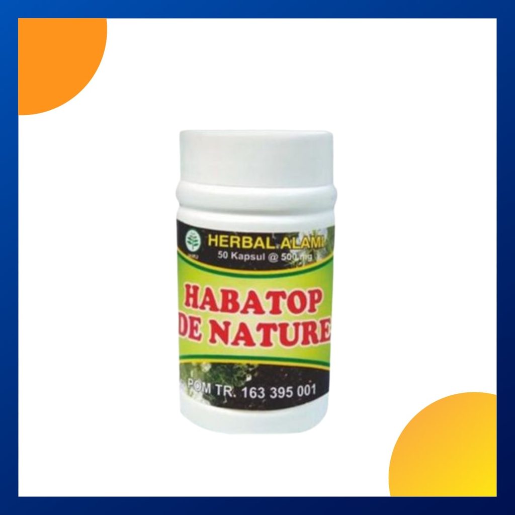 Habatop De Nature Botol 50 Kapsul
