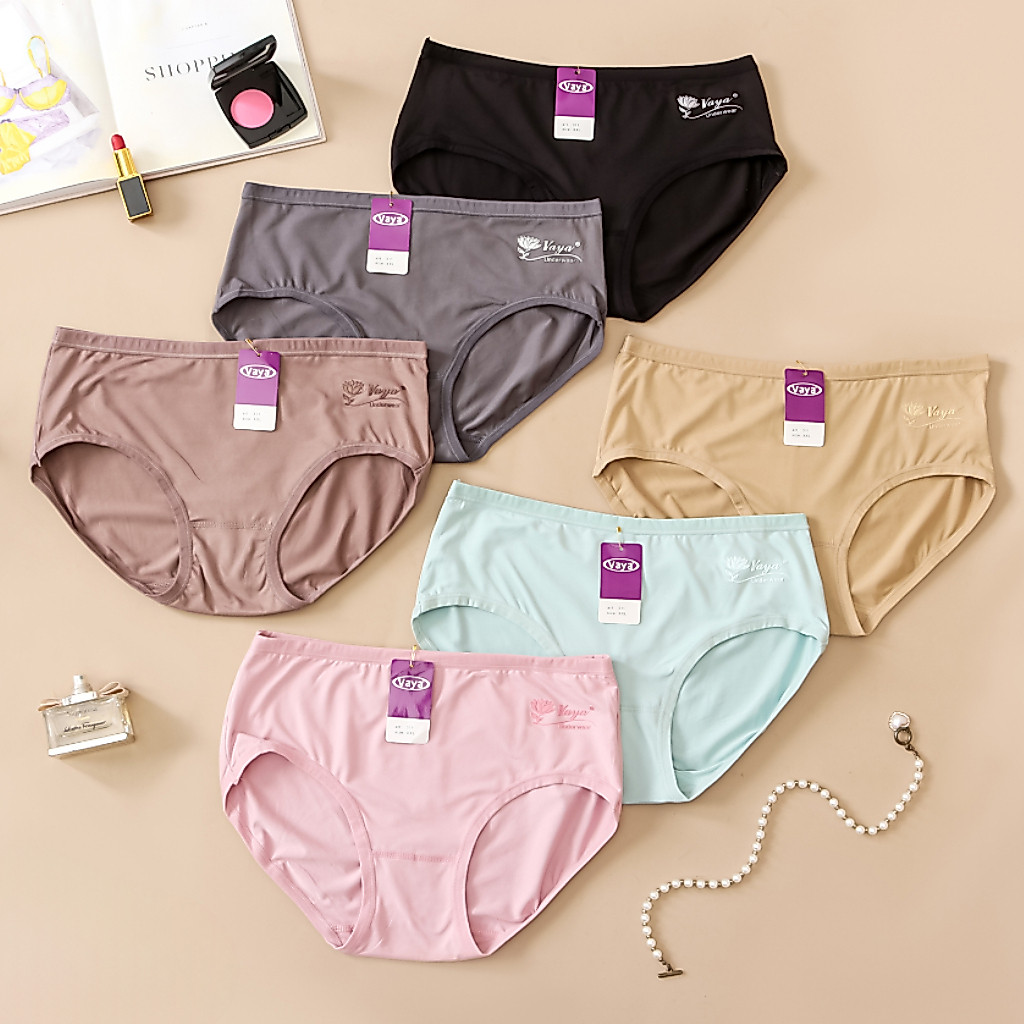 PROMO ISI 6, 3 PCS Vaya Art 311 Celana Dalam Wanita / CD Wanita Bahan Katun Karet Kecil / Dalaman Ce