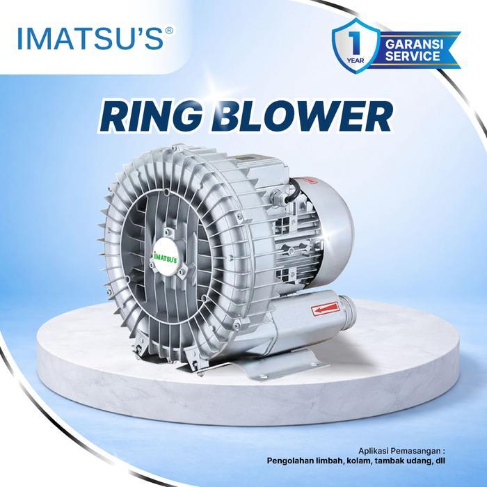 IMATSU'S Ring Blower RB-180/1-NB-JX Aerator Tekanan Tinggi IPAL Limbah