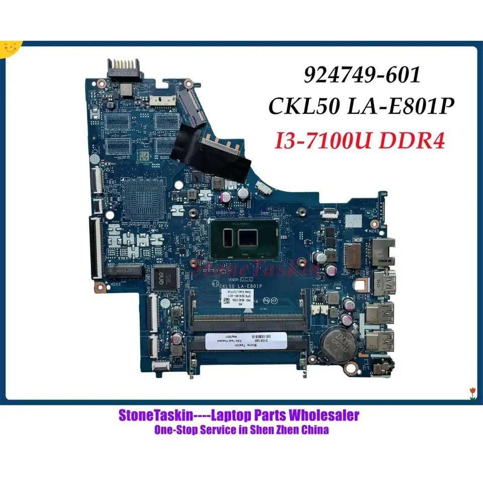 StoneTaskin 924749-601 For HP Pavilion 15-BS Laptop Motherboard CSL50/CSL52 LA-E801P 924749-501 I3-7