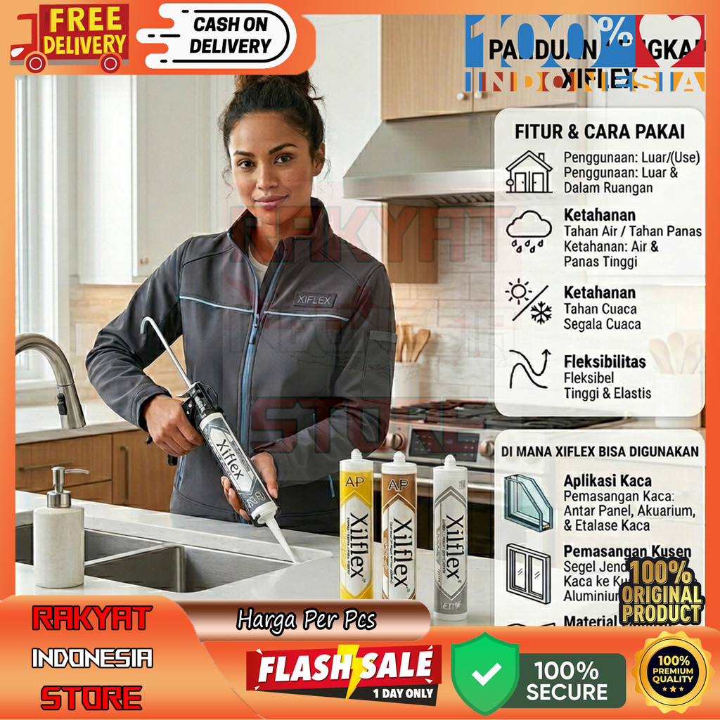 Dw Xilflex Lem Silikon Slikon Kusen Jendela Pintu Acp Seng Silicone Netral Warna Grey Clear L Abu Bl